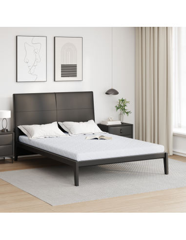 Materasso Bianco 160 x 200 cm Tessuto Jacquard