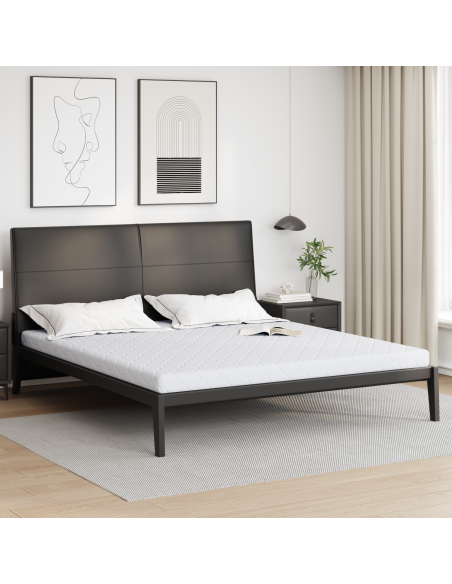 Materasso Bianco 180 x 200 cm Tessuto Jacquard