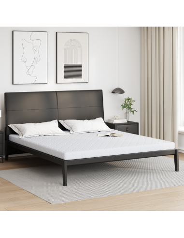 Materasso Bianco 200 x 200 cm Tessuto Jacquard