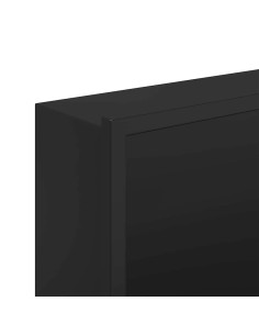 Nicchia per doccia Nero 90 x 20 x 9,5 cm Acciaio inossidabile