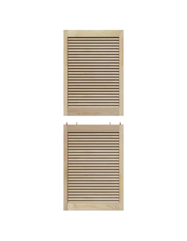 Porta per Armadio con porta 4 pcs Naturale 170 x 2,1 x 59,5 cm