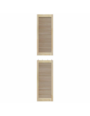 Porta per Armadio con porta 4 pcs Naturale 201 x 2,1 x 39,5 cm