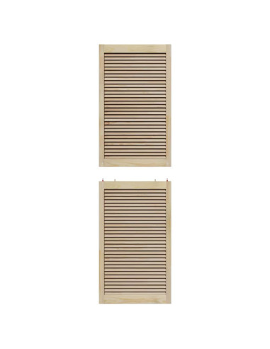 Porta per Armadio con porta 4 pcs Naturale 201 x 2,1 x 59,5 cm