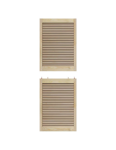 Porta per Armadio con porta 2 pcs Naturale 170 x 2,1 x 59,5 cm
