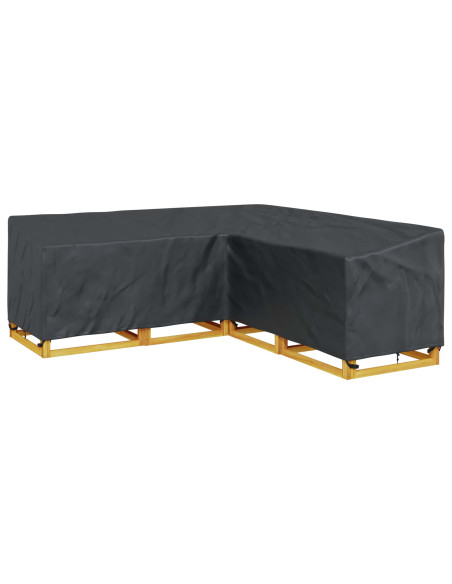 Copertura per mobili Nero 220 x 220 x 80 cm Tessuto Oxford 420D