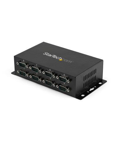 StarTech.com Hub adattatore USB a DB9 RS232 seriale 8 porte – Guide DIN industriali DIN e montabile a parete