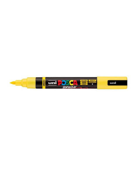CF6 POSCA BRUSH GIALLO