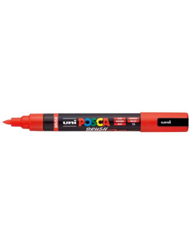 CF6 POSCA BRUSH ROSSO