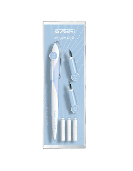 SET CALLIGRAFICO NICEWRITER-AZZURRO