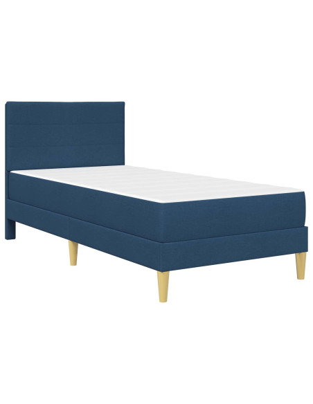 Struttura del letto Blu 90 x 190 cm Poliestere