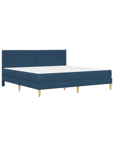 Struttura del letto Blu 180 x 200 cm Poliestere
