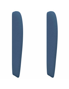 Orecchia della Testata Blu 80 x 23 x 6 cm Tessuto 2