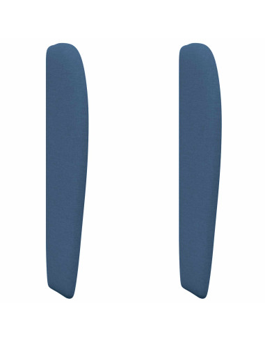 Orecchia della Testata Blu 80 x 23 x 6 cm Tessuto