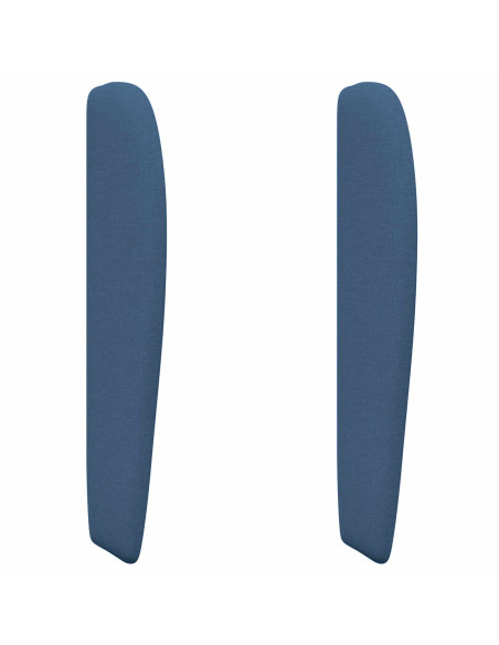 Orecchia della Testata Blu 80 x 23 x 6 cm Tessuto
