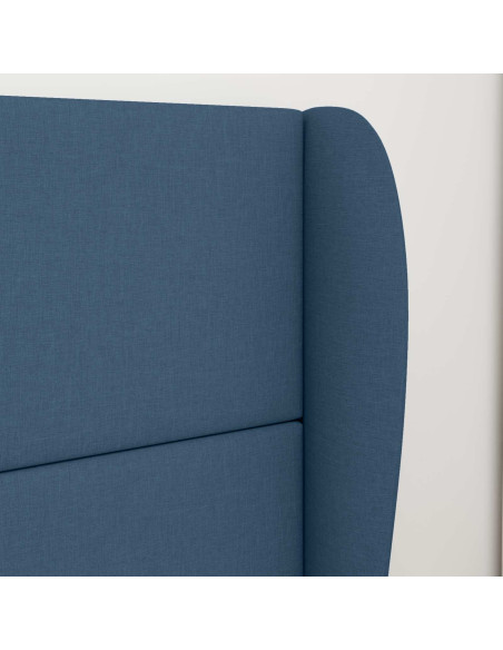 Orecchia della Testata Blu 80 x 23 x 6 cm Tessuto
