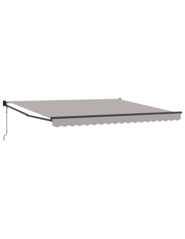 Tenda Retrattile Grigio chiaro 400 × 300 cm Tessuto