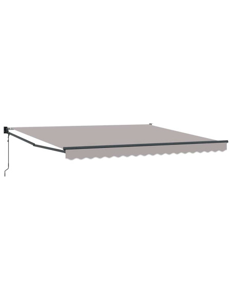 Tenda Retrattile Grigio chiaro 400 × 300 cm Tessuto