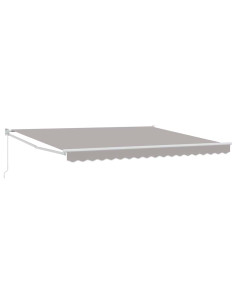 Tenda Retrattile Grigio chiaro 400 × 300 cm 2