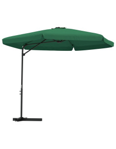 Ombrellone da Giardino con Palo in Acciaio 300 cm Verde 2