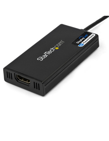 StarTech.com Adattatore da USB 3.0 a HDMI - 4K 30Hz Ultra HD - Certificato DisplayLink - Convertitore per monitor da USB Type-A 