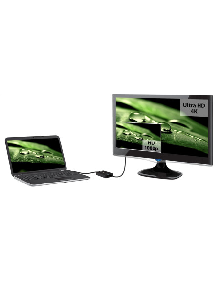 StarTech.com Adattatore da USB 3.0 a HDMI - 4K 30Hz Ultra HD - Certificato DisplayLink - Convertitore per monitor da USB Type-A 