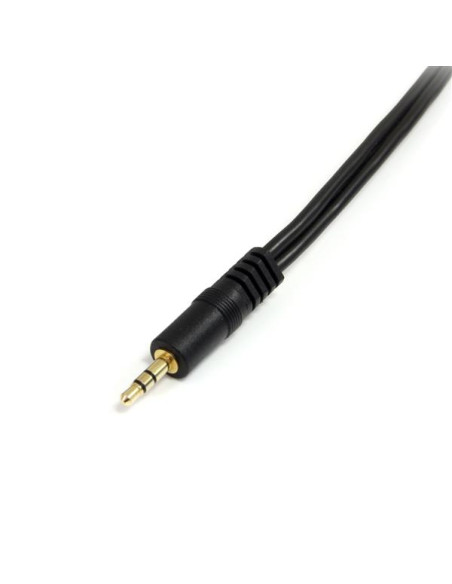 StarTech.com Cavo splitter stereo 15 cm - 3,5 mm maschio a 2 connettori femmina 3,5 mm
