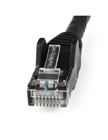 StarTech.com N6LPATCH1MBK cavo di rete Nero 1 m Cat6 U/UTP (UTP)