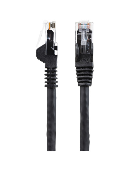 StarTech.com N6LPATCH1MBK cavo di rete Nero 1 m Cat6 U/UTP (UTP)