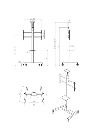 CARRELLO FIX TROLLEY