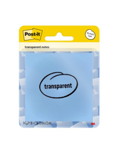 POST-IT TRANSPARENT WASHED DENIMBLU