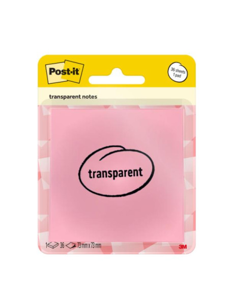POST-IT TRANSPARENT PAPAYA FIZZ