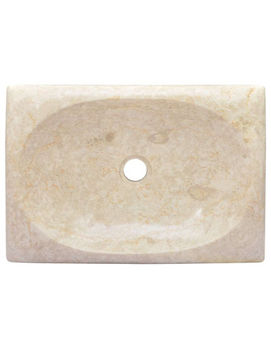 Lavandino Crema 50x35x10 cm in Marmo