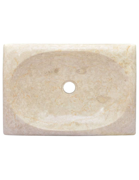 Lavandino Crema 50x35x10 cm in Marmo