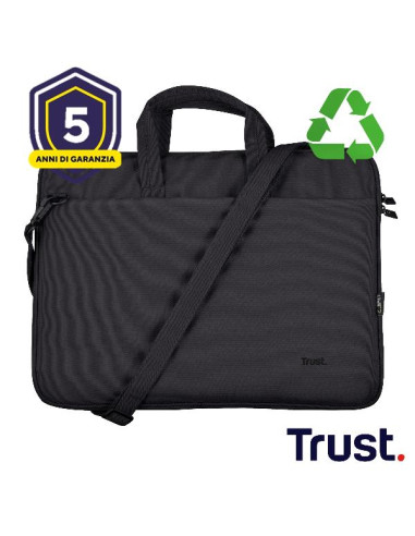 BOLOGNA LAPTOP BAG 14  BLACK