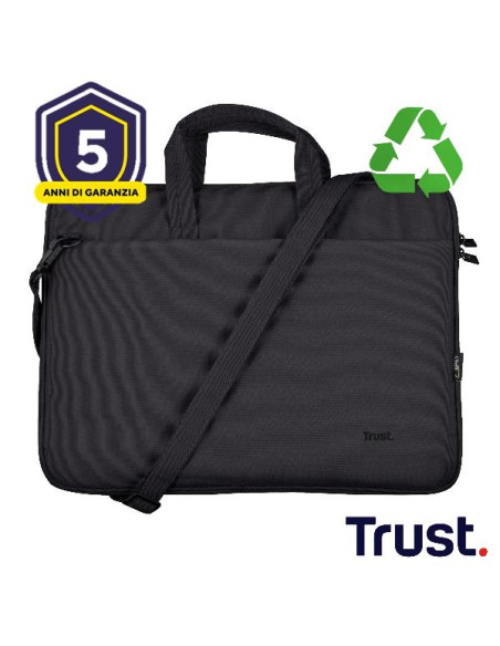 BOLOGNA LAPTOP BAG 14  BLACK