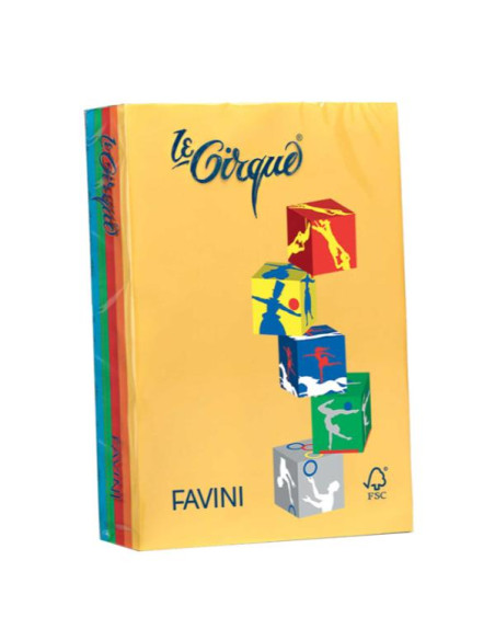 RISMA LE CIRQUE MIX 5 COL. 250FG A4