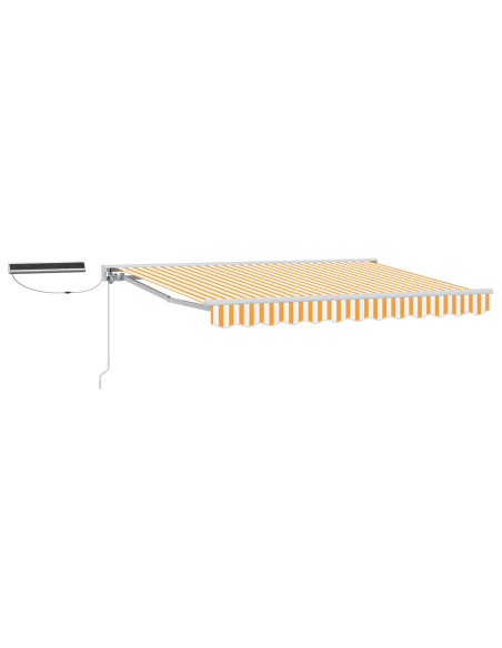 Tettuccio Elettrico Retrattile Giallo e Bianco 3 x 2 m