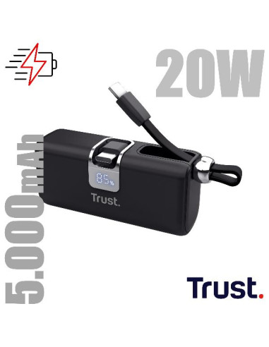 PACTO 5000 PD POCKET POWERBANK BLK