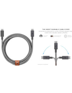 BELT CABLE XL C TO C ZEBRA 3M USB-C TO USB-C