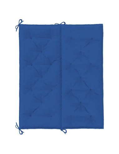 Cuscini per Panca 2 pz Blu 120x50x7 cm in Tessuto Oxford