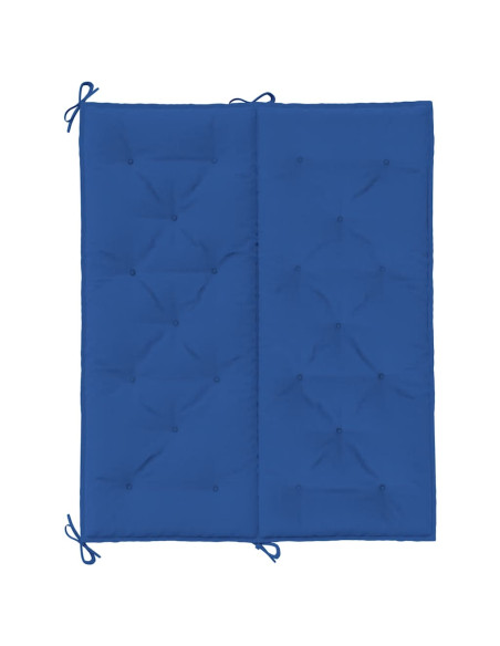 Cuscini per Panca 2 pz Blu 120x50x7 cm in Tessuto Oxford