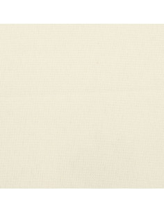 Cuscino per Panca Bianco Crema 200x50x7 cm in Tessuto Oxford