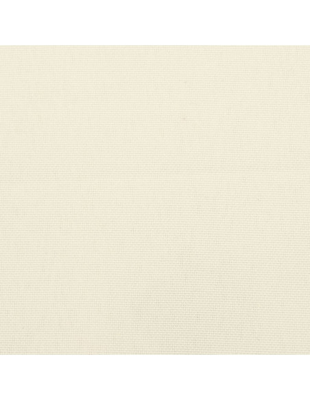 Cuscino per Panca Bianco Crema 200x50x7 cm in Tessuto Oxford