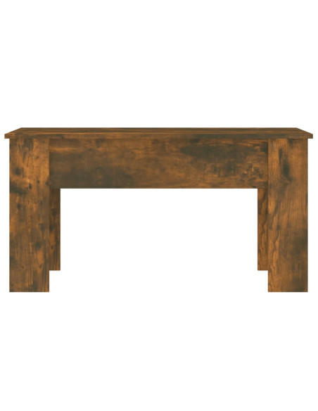 Tavolino da Salotto Rovere Fumo 101x49x52 cm Legno Multistrato