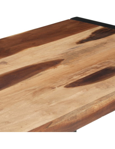 Tavolo da Pranzo 120x60x75 cm Legno Massello Finitura Sheesham