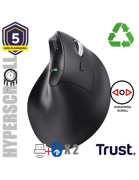 VYRAN ERGO HYPSCROLL M-WRLS MOUSE