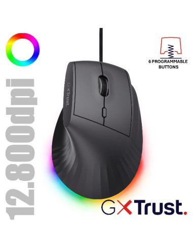 GXT145 REXXA ERGONOMIC GAMING MOUSE