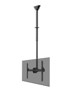 Neomounts CL35-440BL16L Supporto monitor/TV a soffitto 37-70" - alt. 106-156 cm