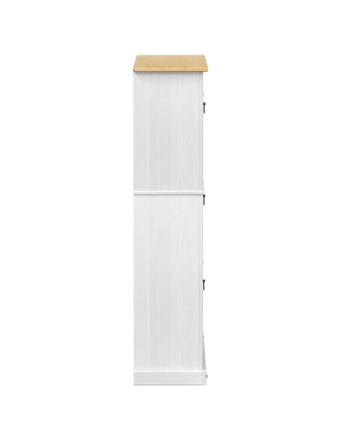 Mobile per scarpe con cassetto Corona Bianco 99 x 32 x 144,5 cm