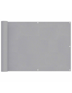 Schermo da balcone Grigio chiaro 75 x 200 cm 2